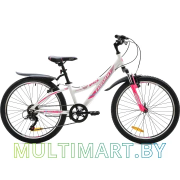 Горный велосипед Favorit Space 24 V (белый, 2020)